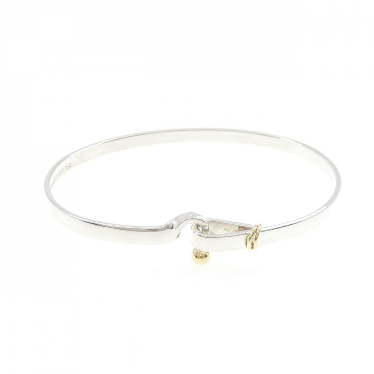 【ヴィンテージ】ティファニー フック&アイ バングル