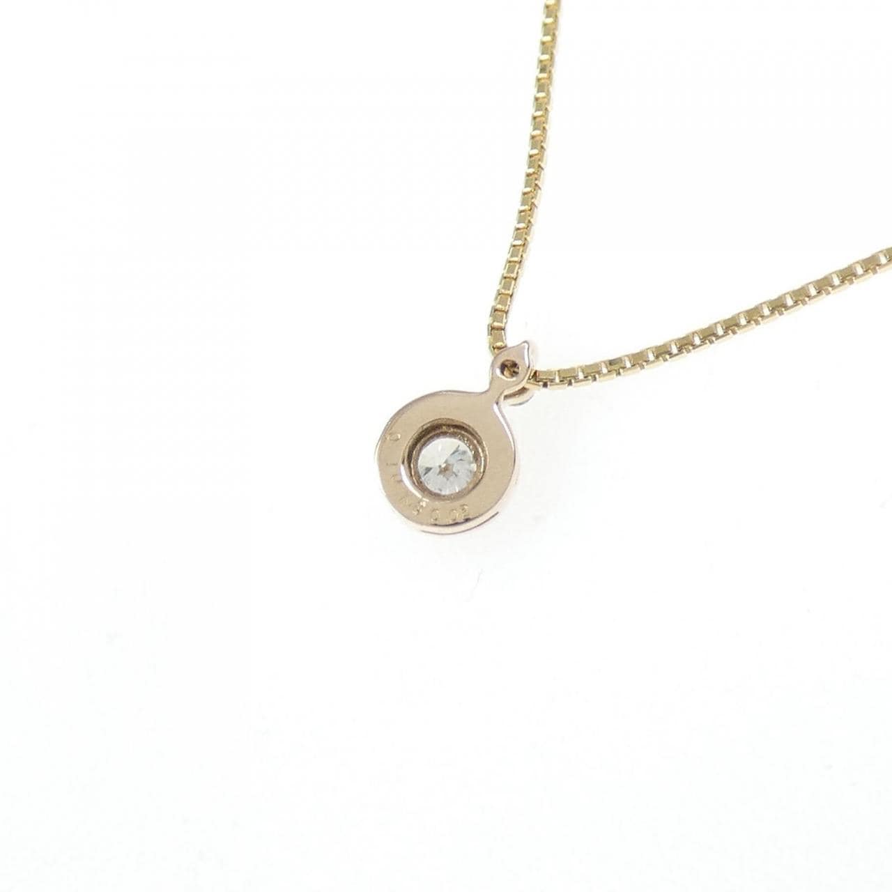K18PG/K18YG ダイヤモンド ネックレス 0.10CT
