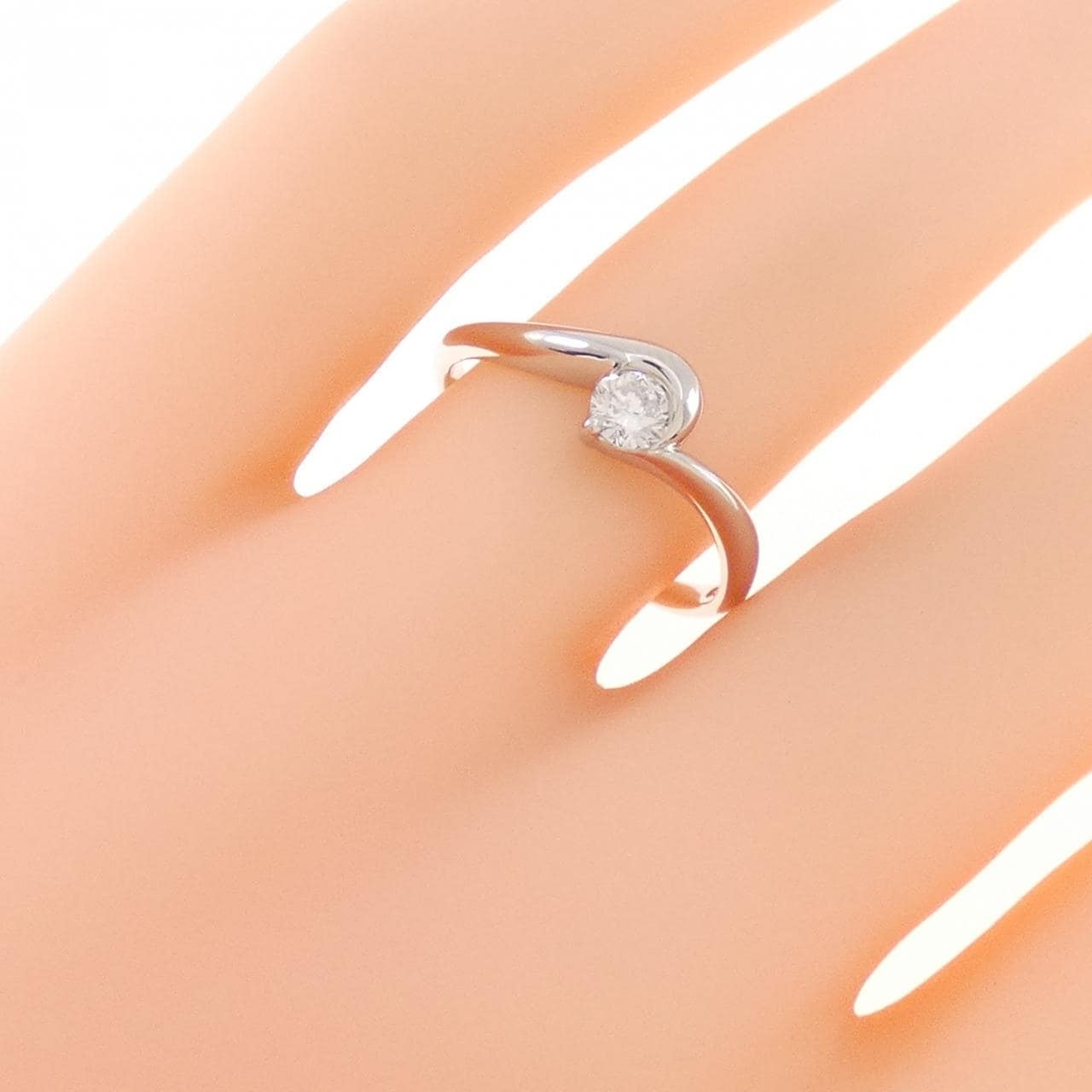 PT850 ダイヤモンド リング 0.18CT