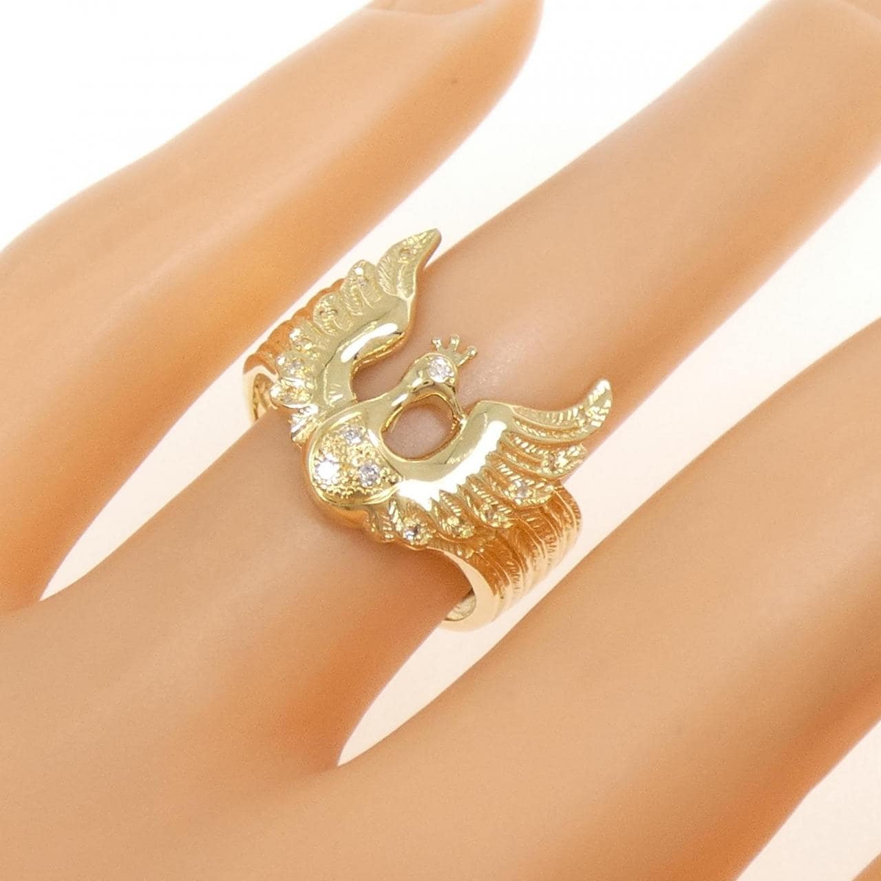 K18YG  ダイヤモンド リング 0.06CT