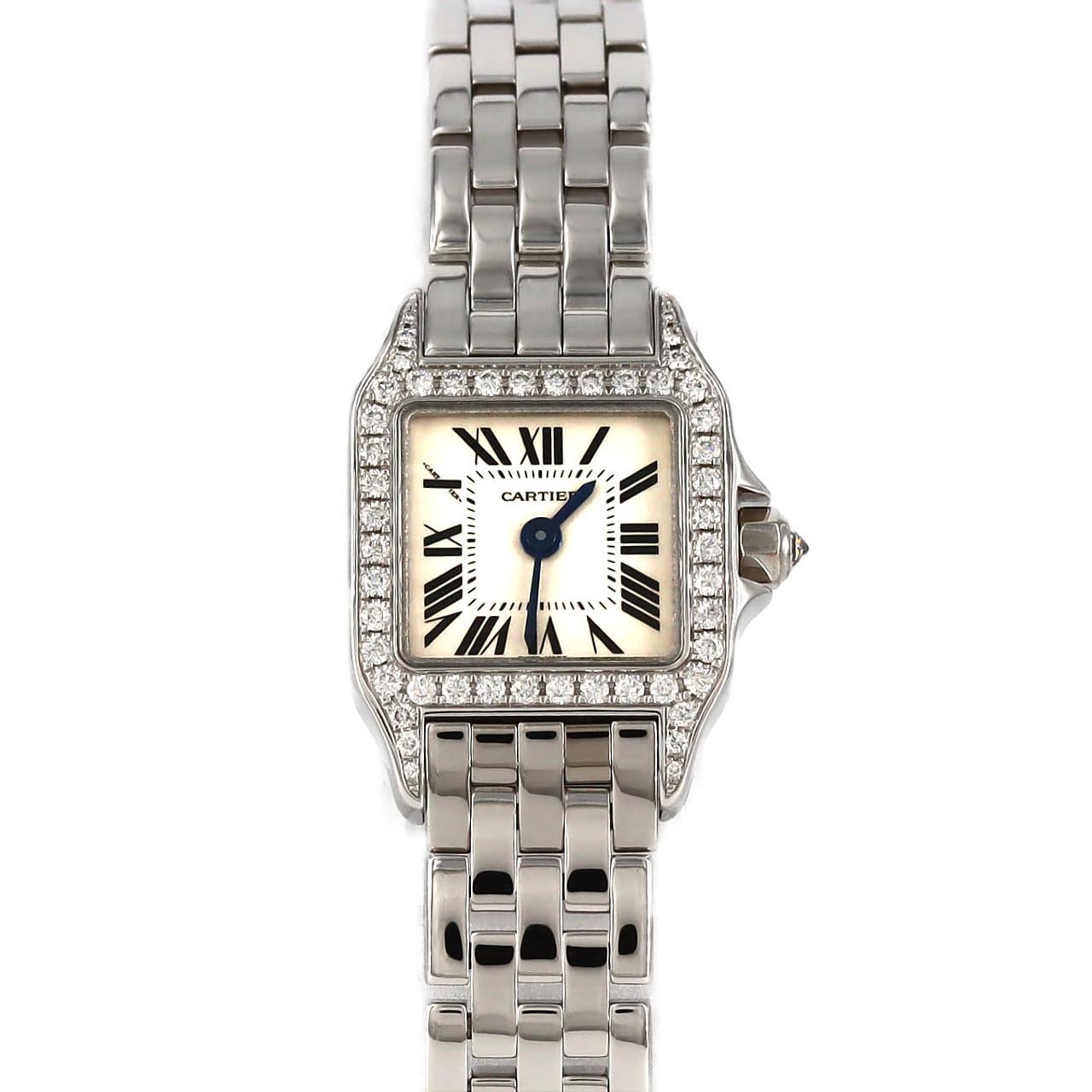 Cartier Mini Santos de Moiselle WG/D WF9005Y8 WG石英