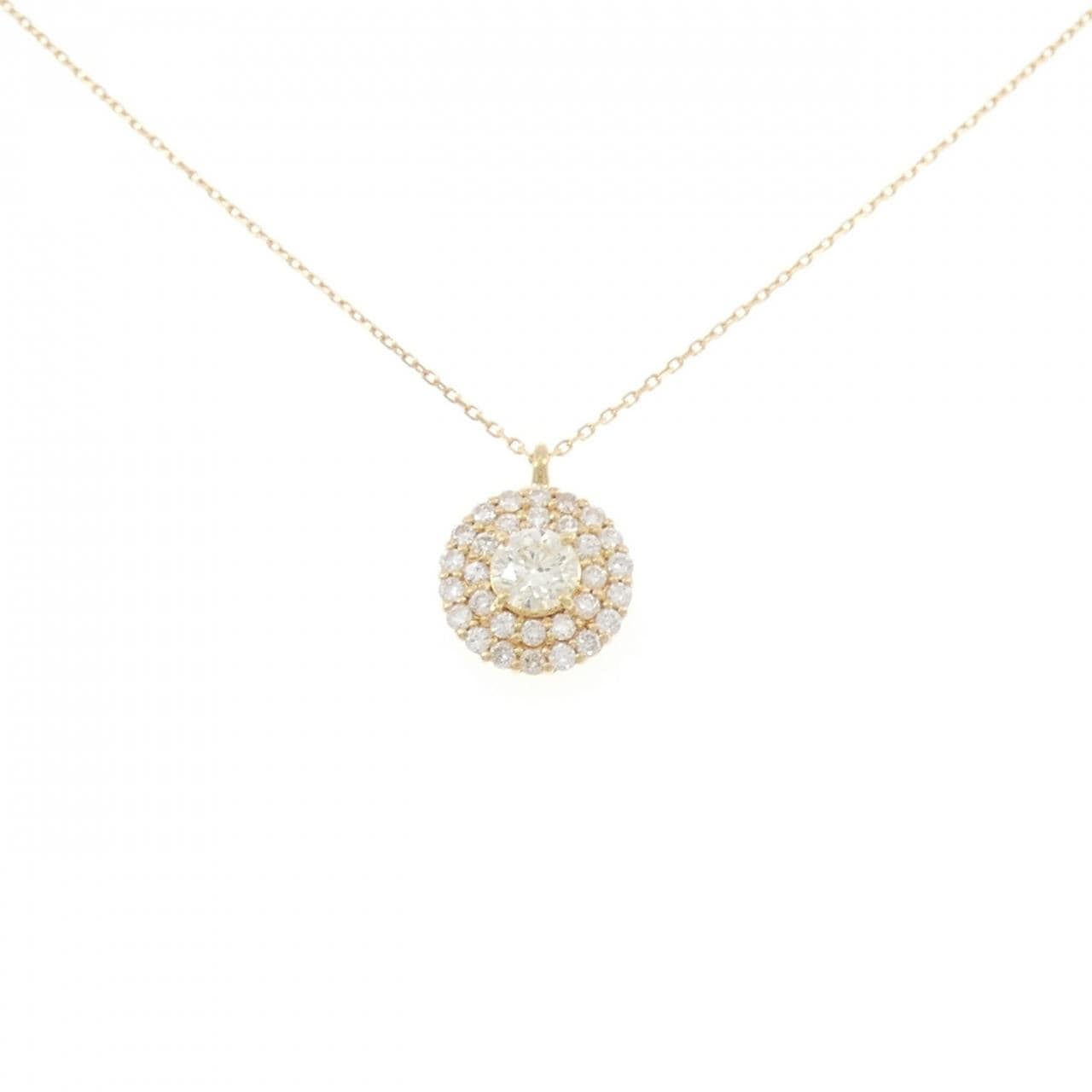 K18YG ダイヤモンド ネックレス 0.406CT