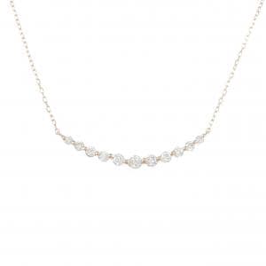 K18PG ダイヤモンド ネックレス 0.50CT