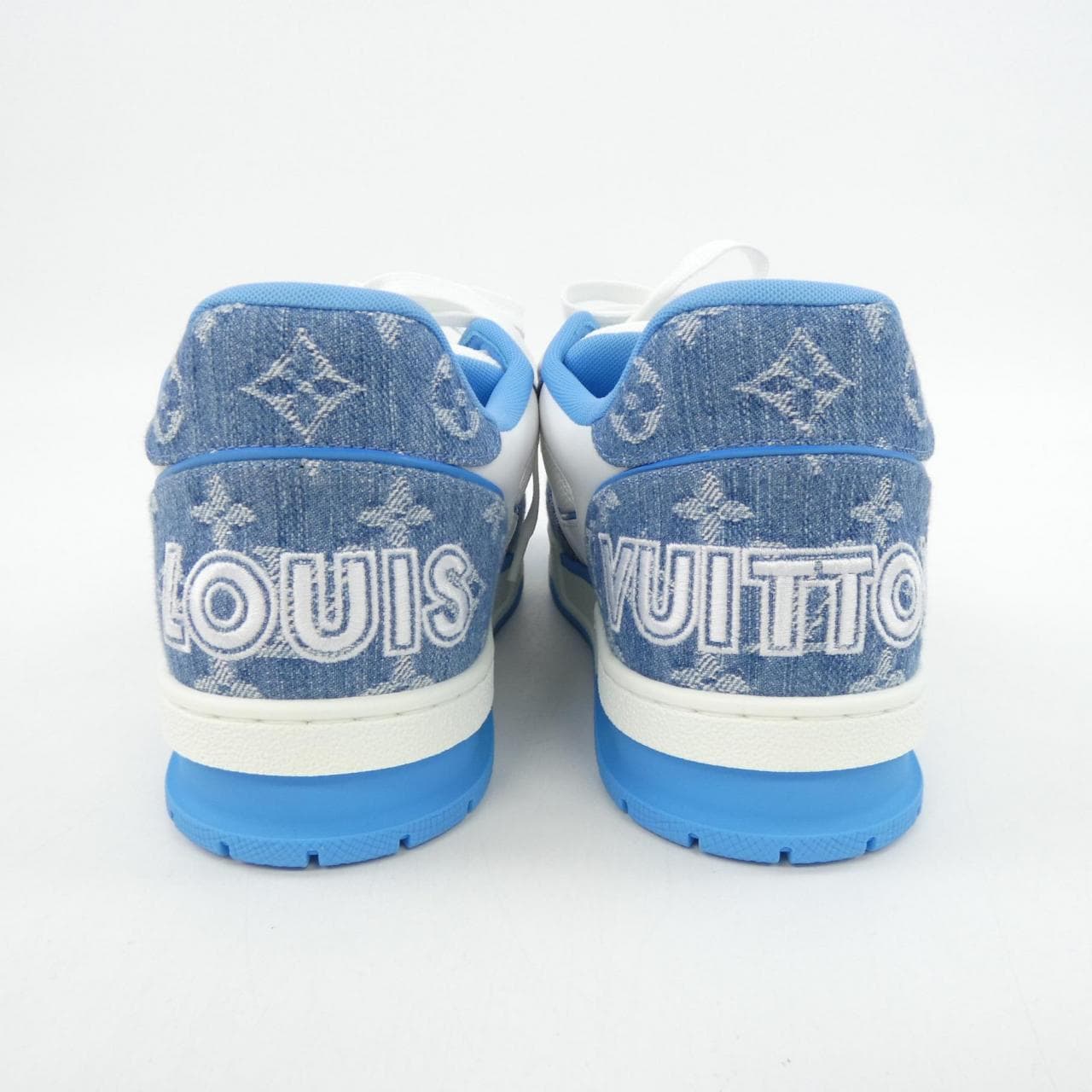 ルイヴィトン LOUIS VUITTON LVトレイナーライン モノグラムデニム スニーカー
