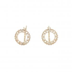 アガット ダイヤモンド ピアス 0.02CT