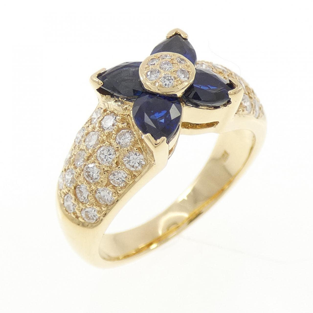 750YG サファイヤ リング