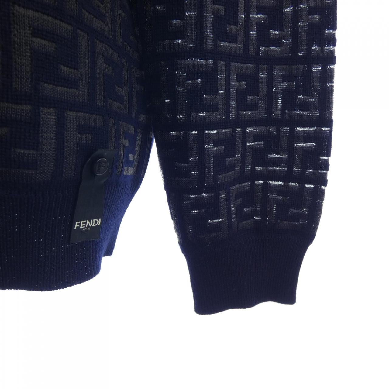 フェンディ FENDI エンブロイダードコットンスエットシャツ FZY063 AAUQ ニット
