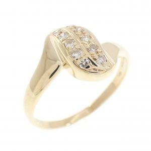 K18YG ダイヤモンド リング 0.11CT