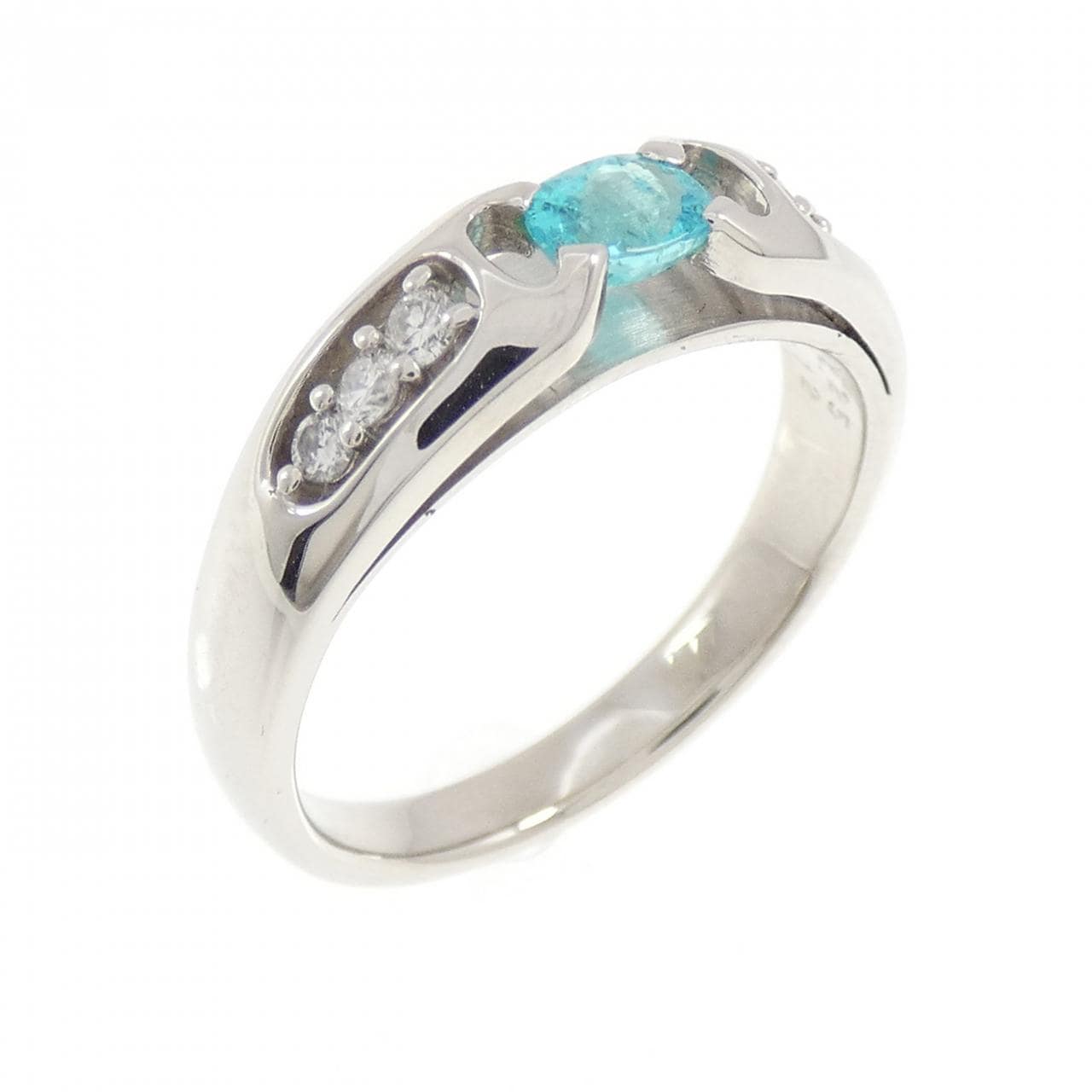 PT900 パライバトルマリン リング 0.25CT