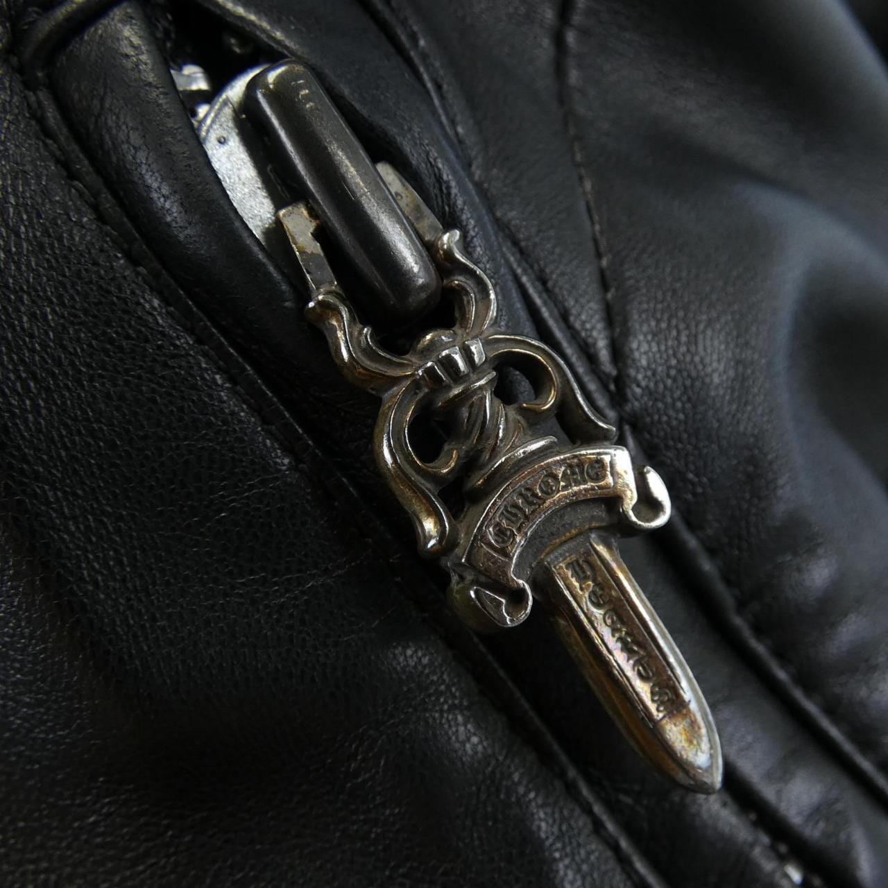 クロムハーツ CHROME HEARTS JJ DEAN レザーライダースジャケット