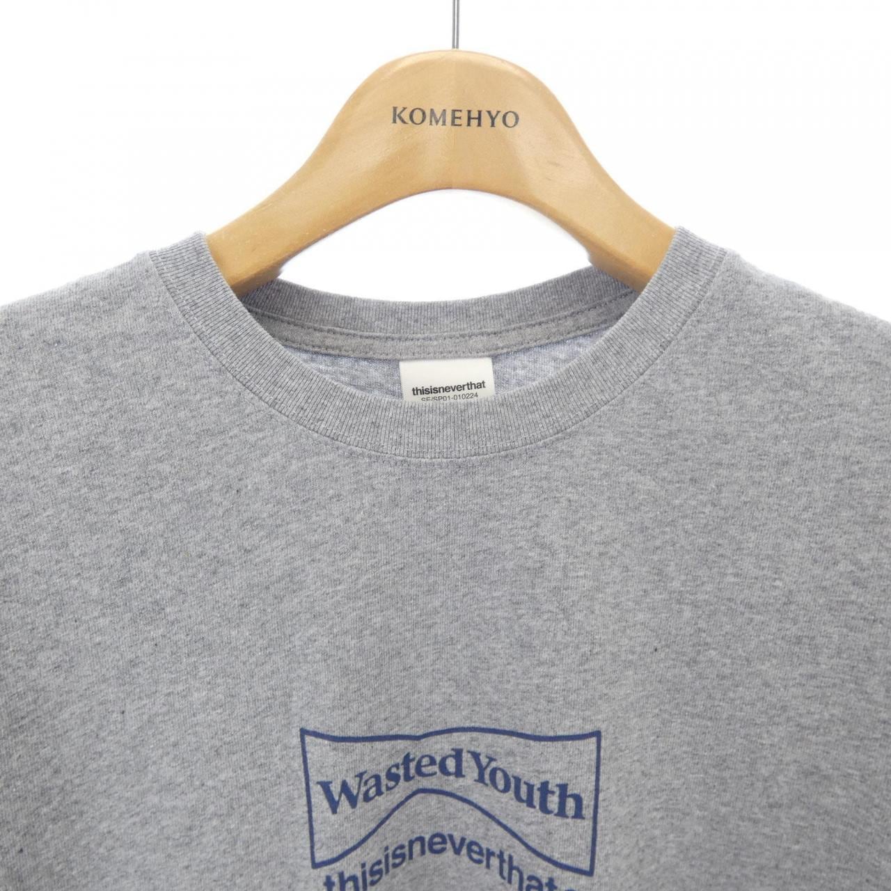 THISISNEVERTHAT Wasted Youth シャツ