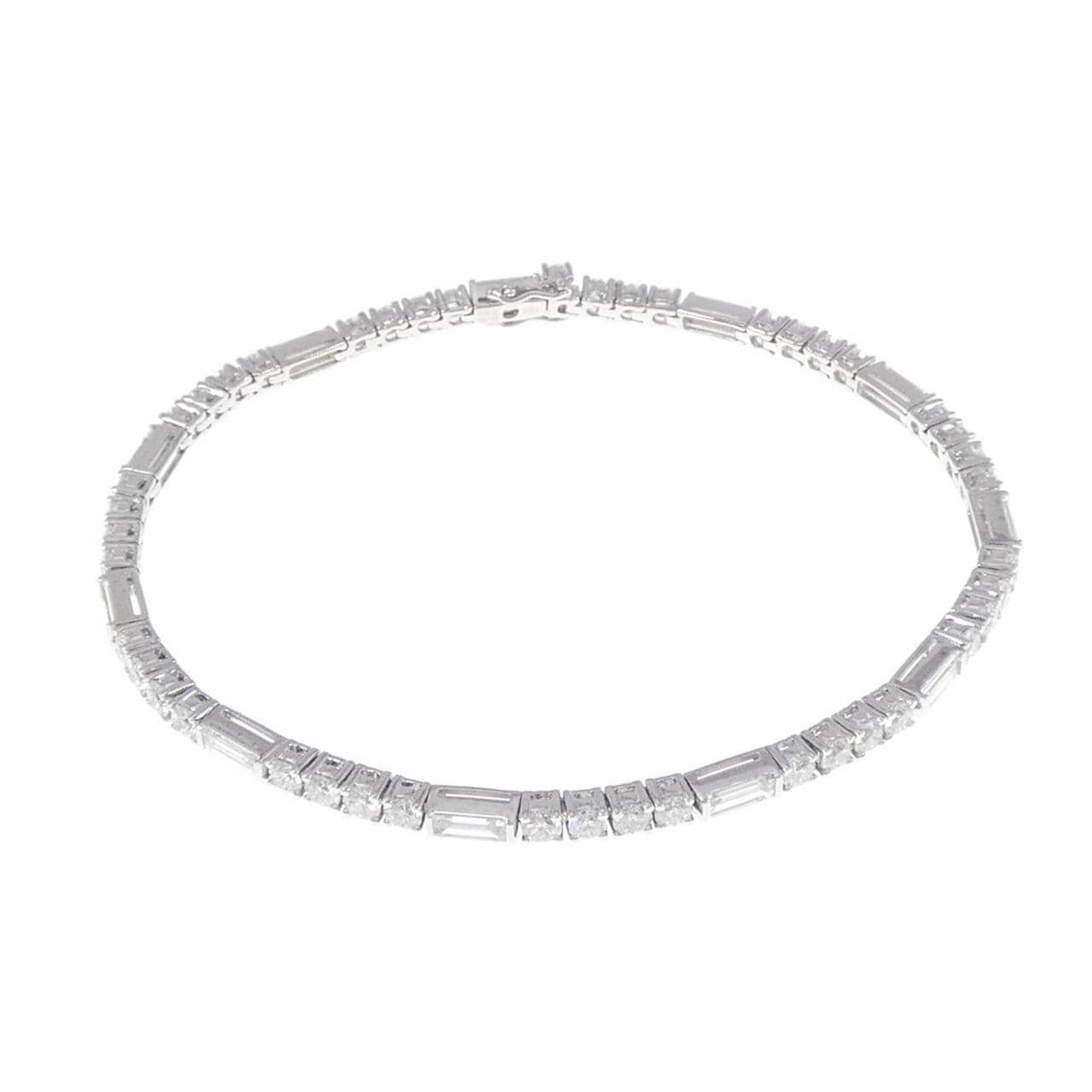 750WG Diamond bracelet 4.59CT