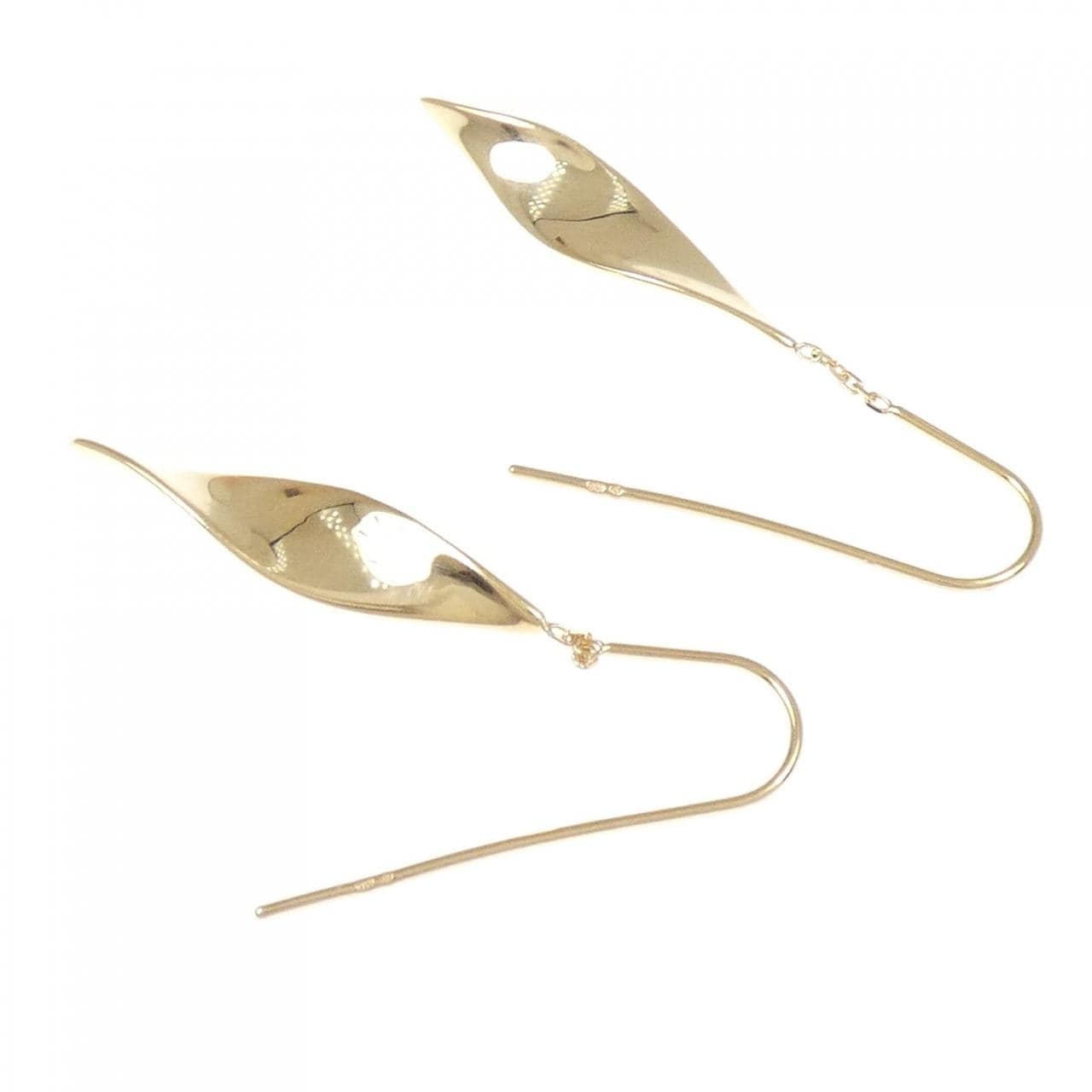 K18YG earrings