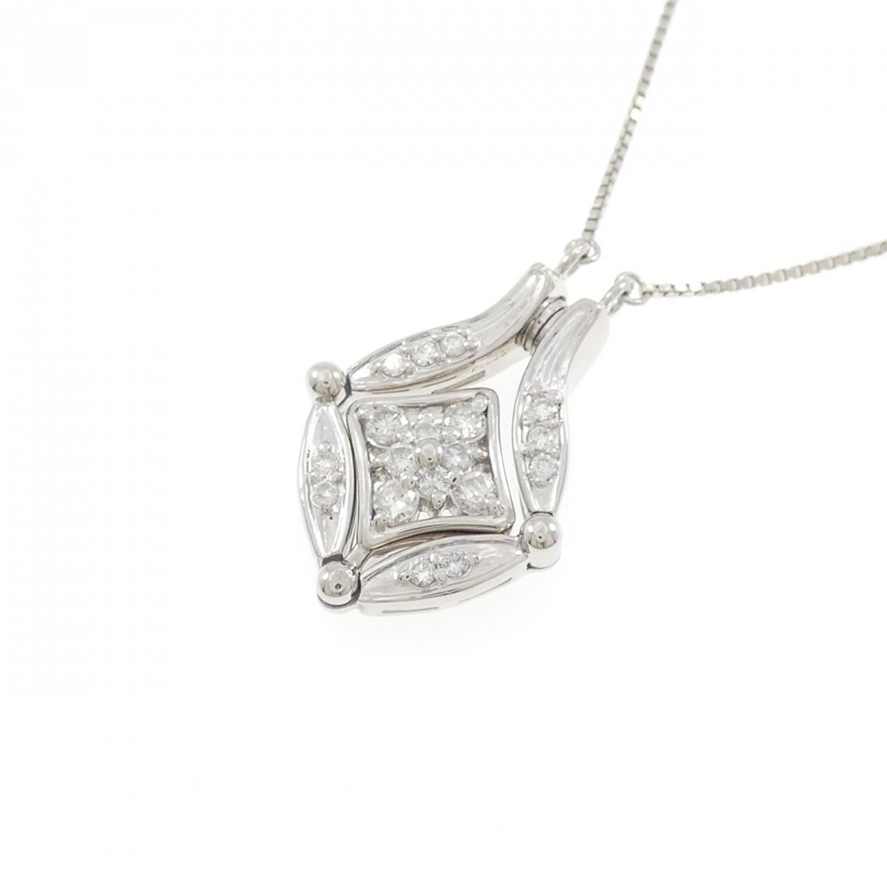 PT900/PT850 ダイヤモンド ネックレス 0.30CT