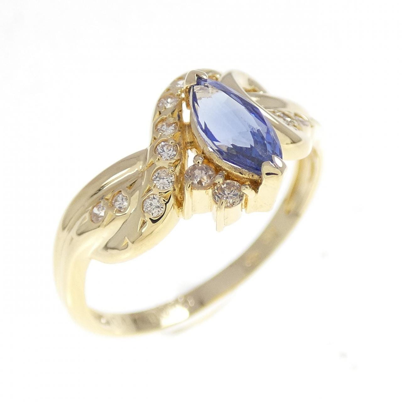 K18YG蓝宝石0.47CT