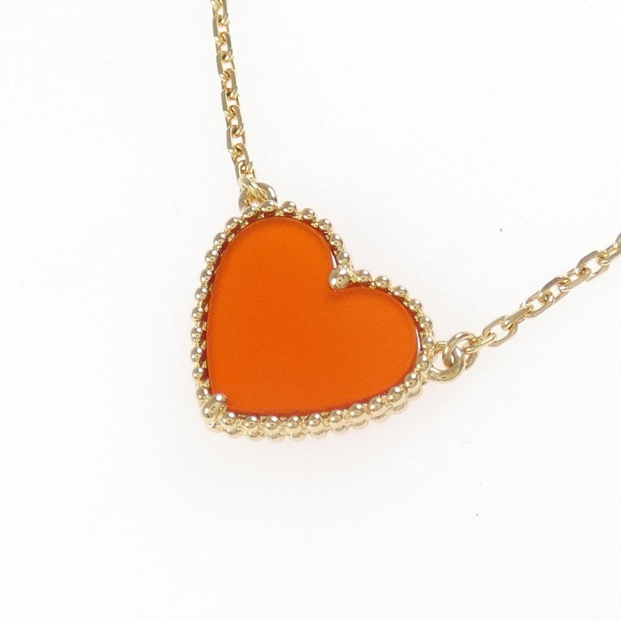 ヴァンクリーフ&アーペル ラッキーアルハンブラ ハート ネックレス