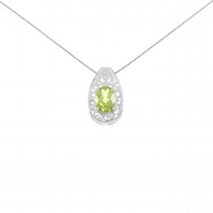 【新品】PT ペリドット ネックレス 1.37CT