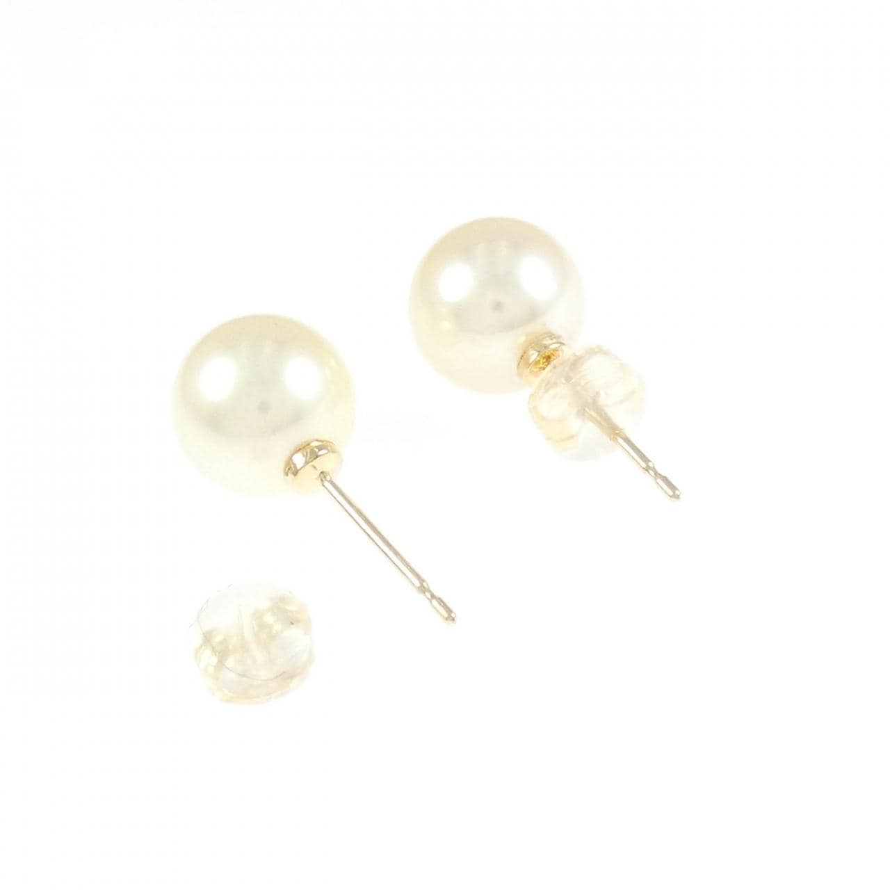 K18YG アコヤパール ピアス 9.3mm