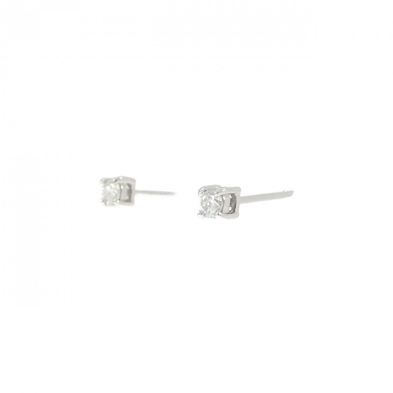 【リメイク】PT900 ダイヤモンド ピアス 0.10CT