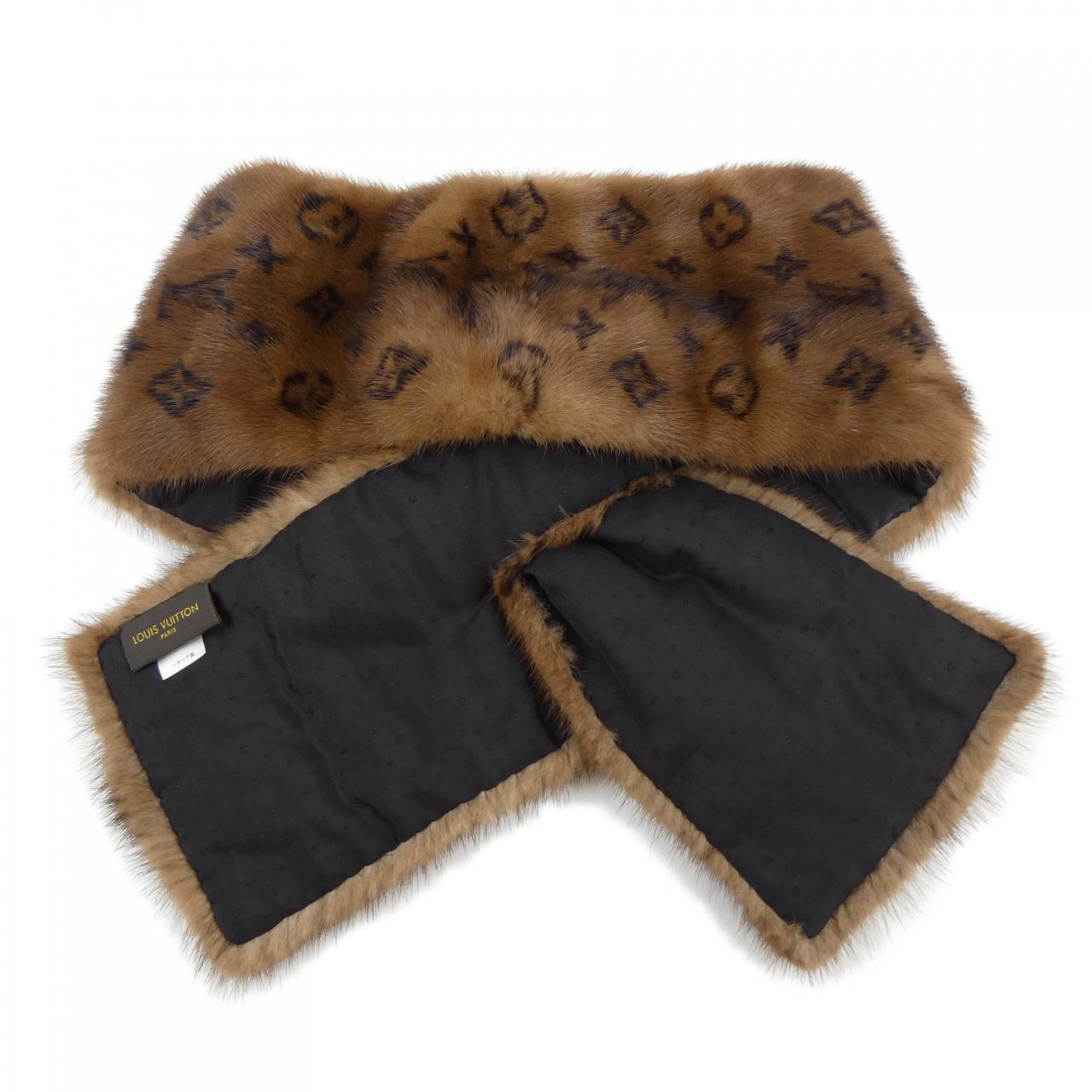 ルイヴィトン LOUIS VUITTON エシャルプ モノグラミンク M78744 MUFFLER