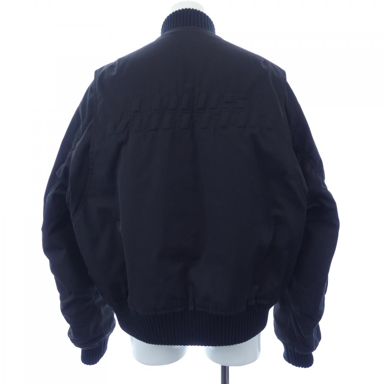 ルイヴィトン LOUIS VUITTON リバーシブルボンバージャケット HLB05WINE ブルゾン