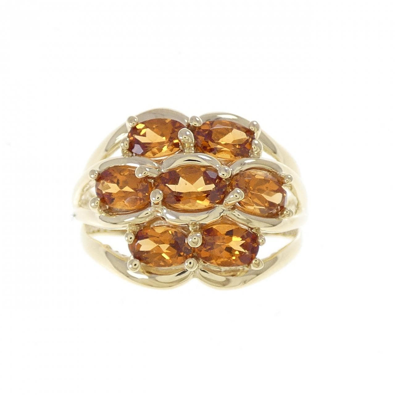 10KYG ガーネット リング