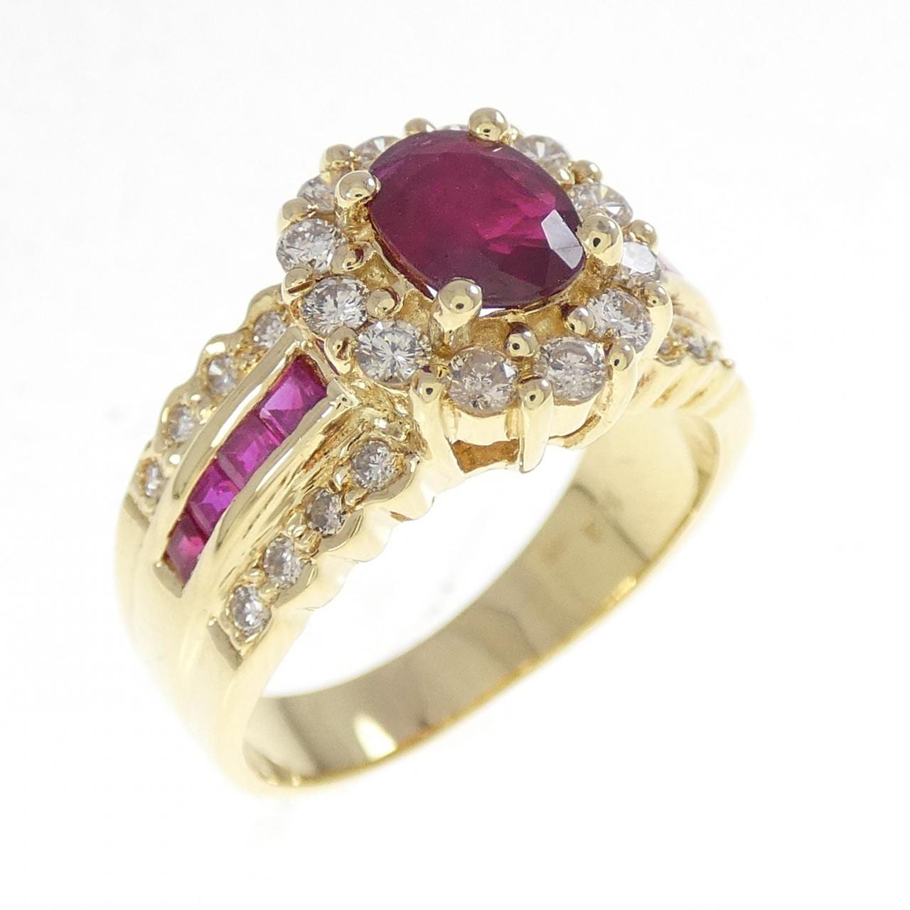 K18YG ルビー リング 1.17CT