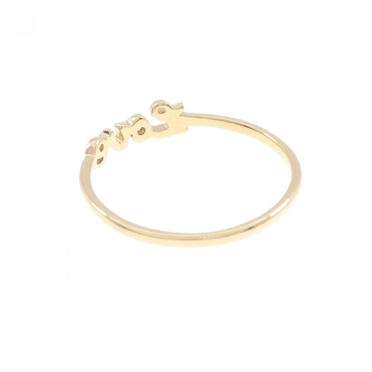 K18YG ダイヤモンド リング