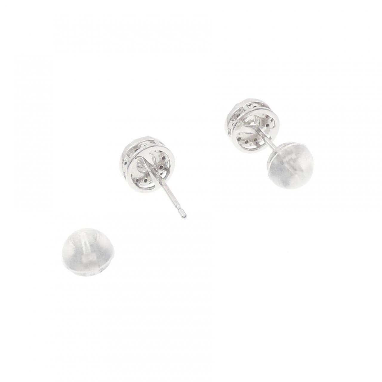 K18WG ダイヤモンド ピアス 0.32CT