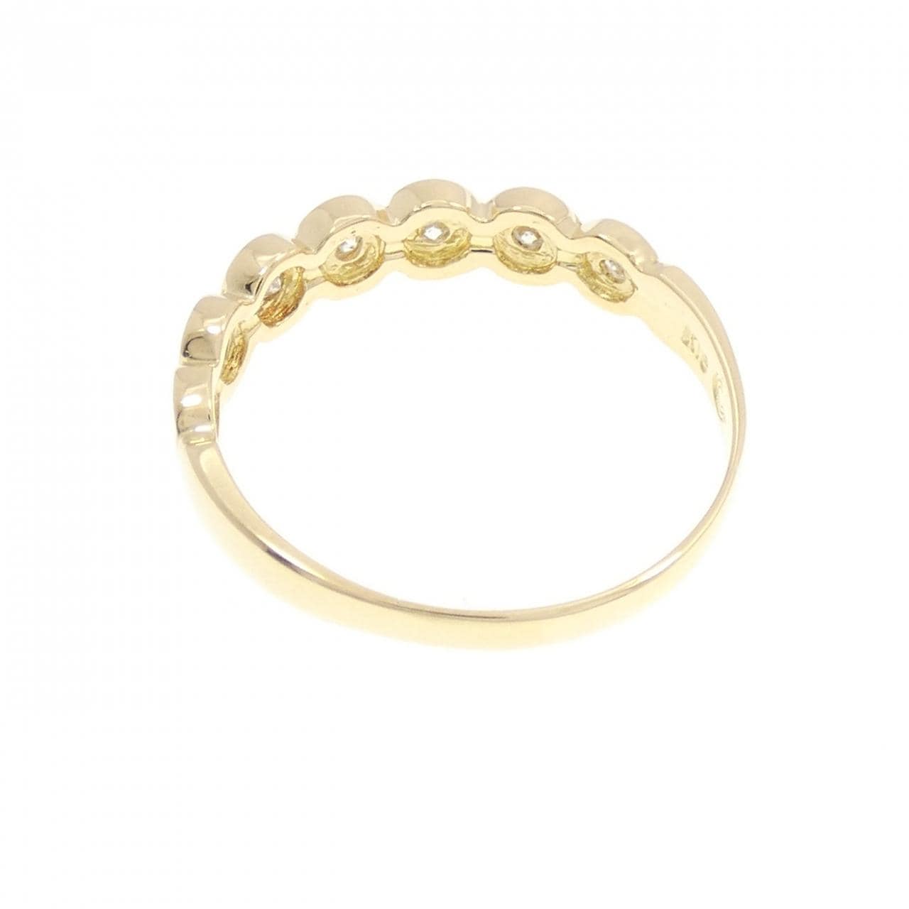 K18YG ダイヤモンド リング 0.12CT