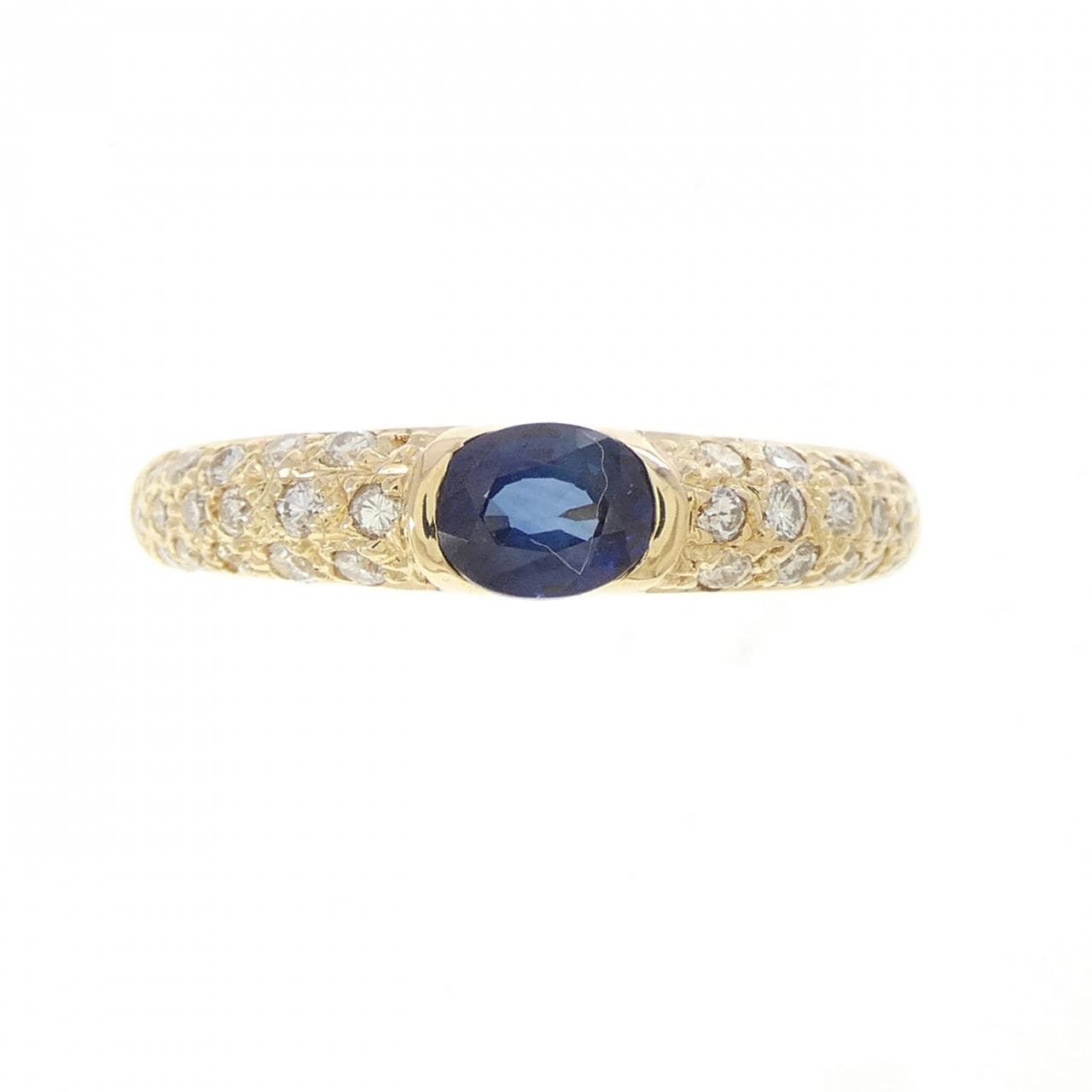 K18YG サファイヤ リング 0.59CT