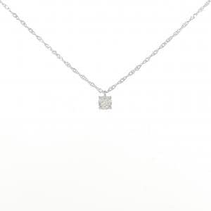 K18WG ダイヤモンド ネックレス 0.15CT