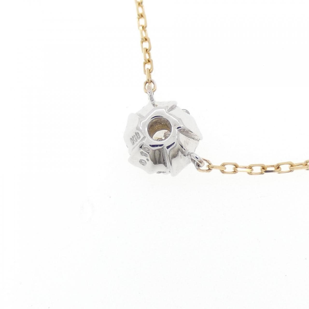 K18WG/K18YG ダイヤモンド ネックレス 0.10CT