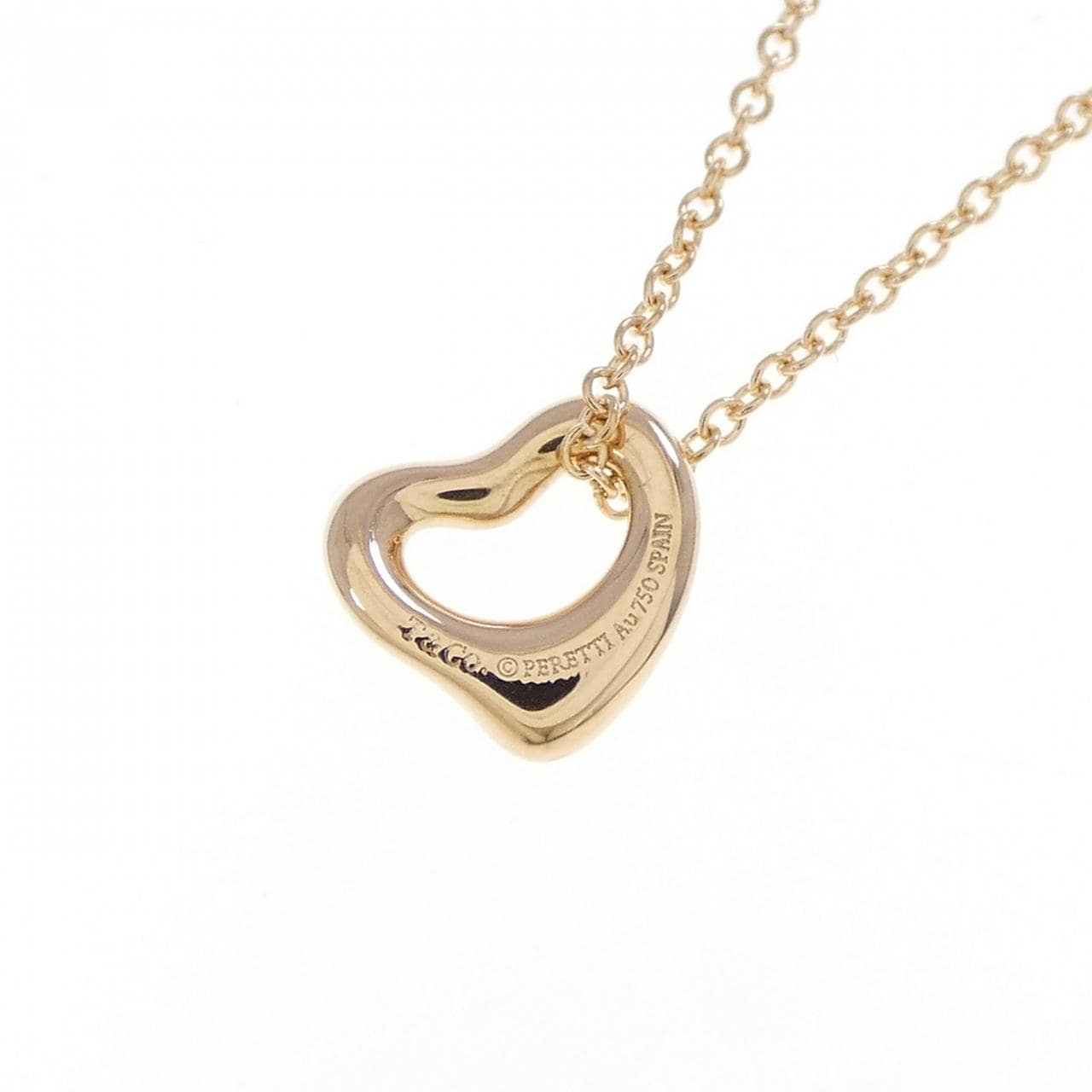 ティファニー オープンハート ネックレス