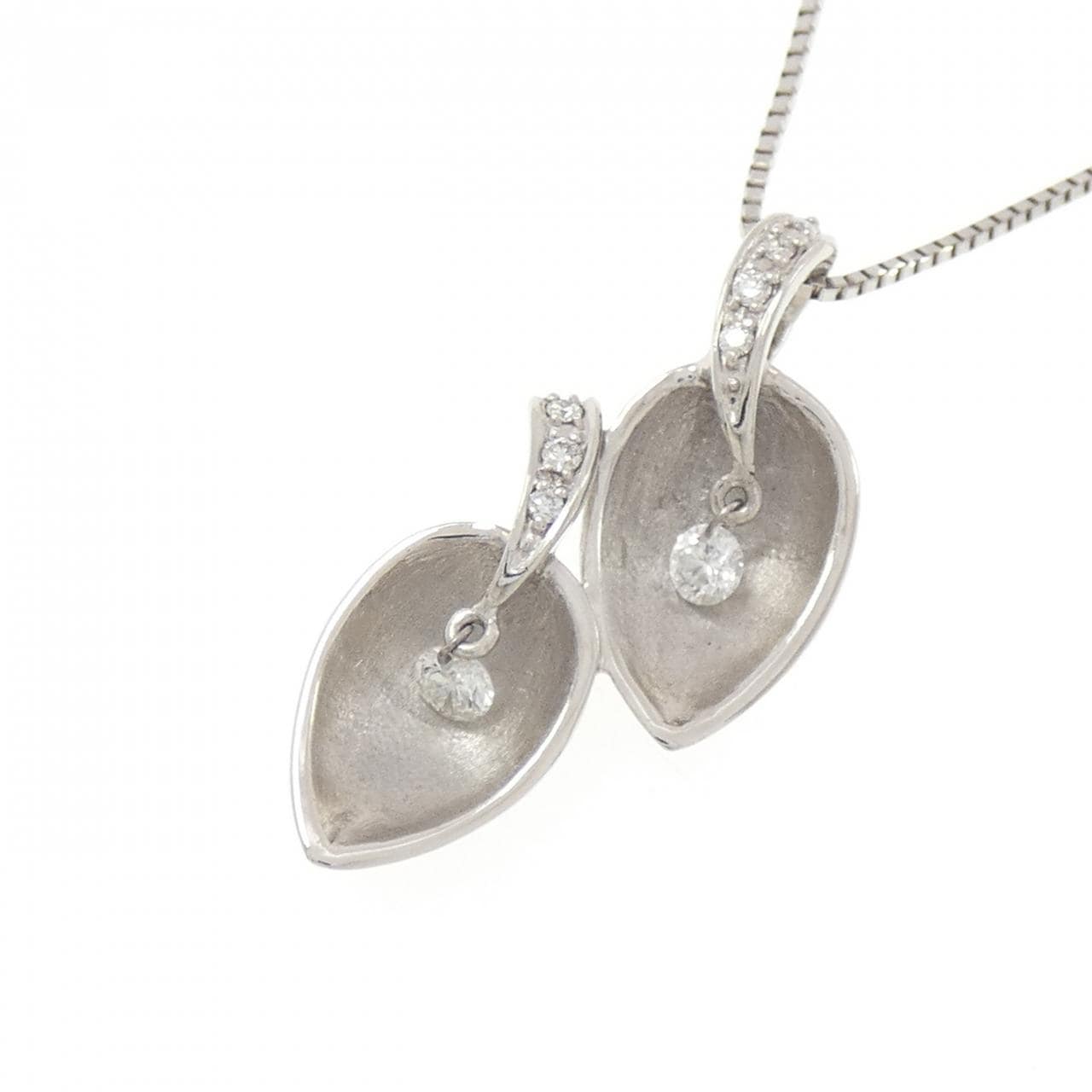 PT900/PT850 ダイヤモンド ネックレス 0.20CT