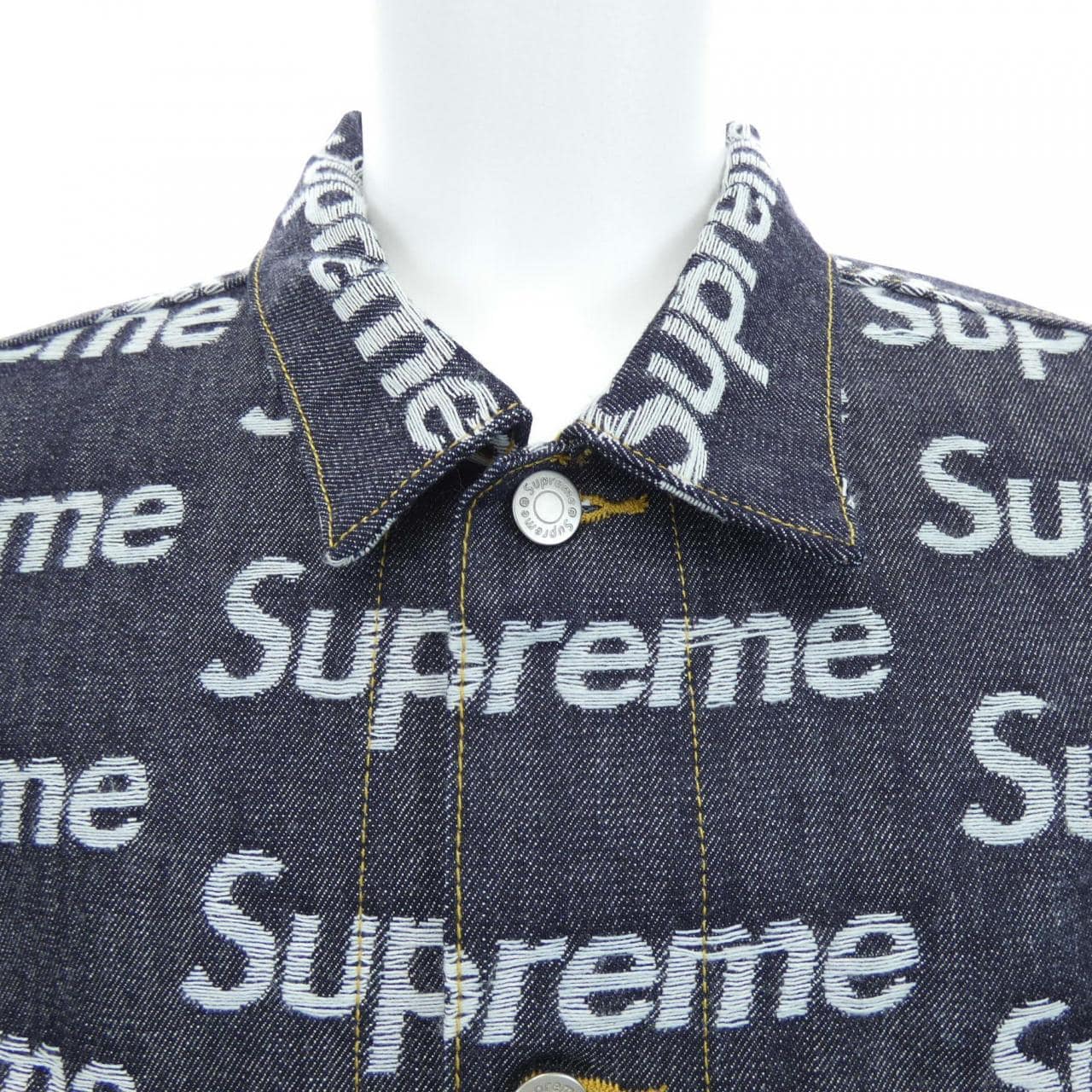 シュプリーム SUPREME Jacquard Logos Denim デニムジャケット
