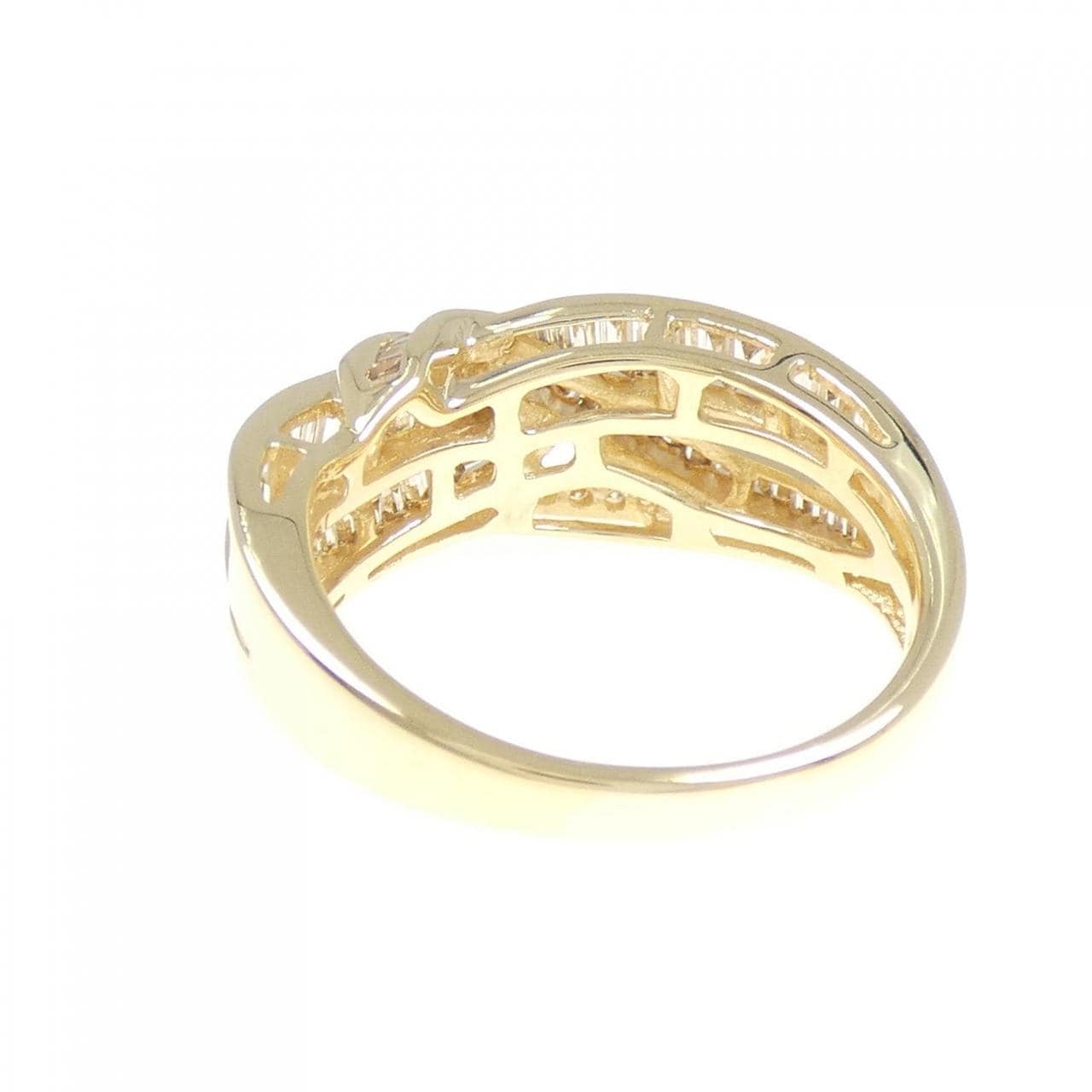 K18YG ダイヤモンド リング 0.70CT