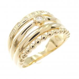 K18YG ダイヤモンド リング 0.10CT
