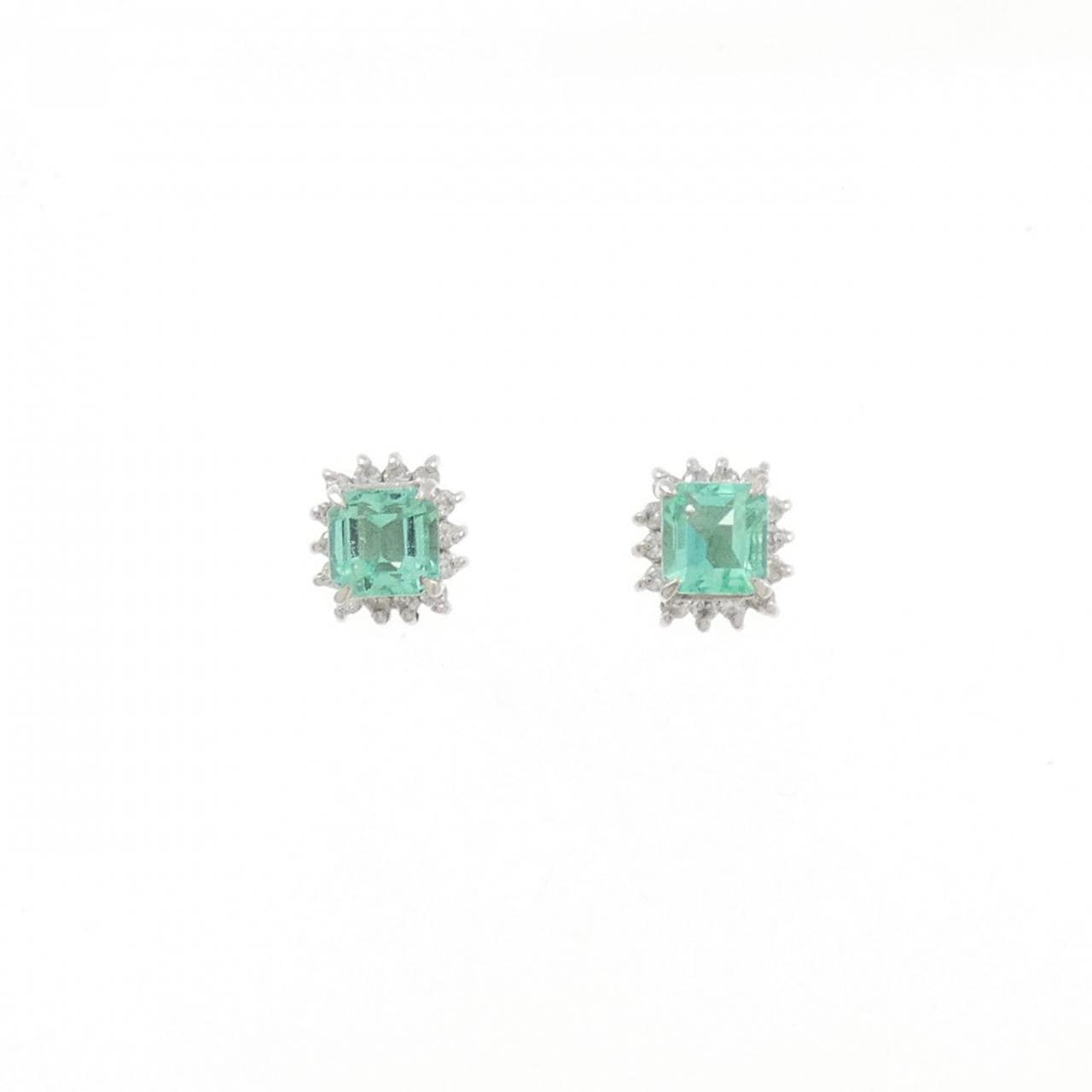 PT/PT900 エメラルド ピアス 0.95CT