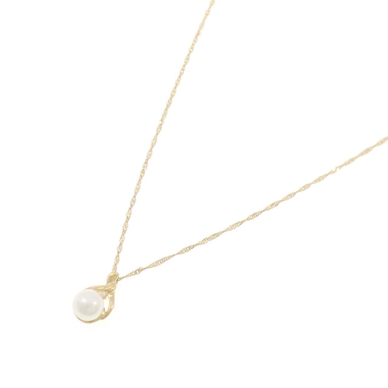 K18YG/750YG アコヤパール ネックレス 5.3mm