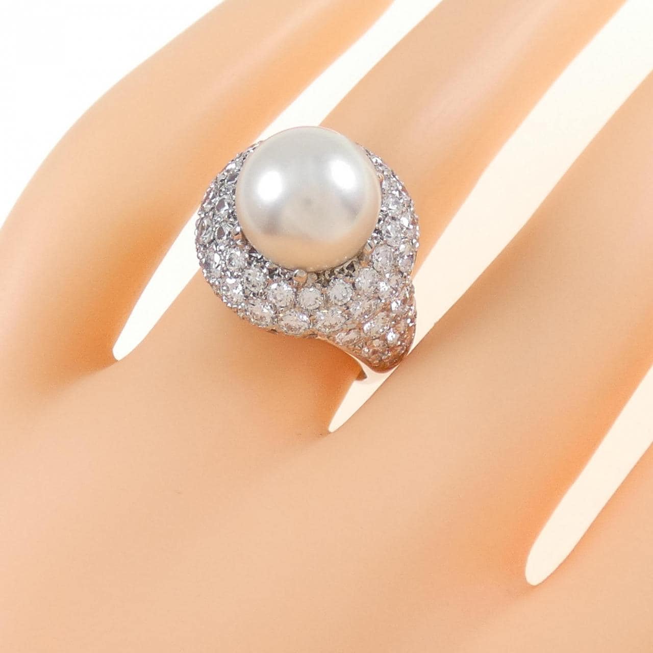 PT Akoya pearl ring 10.4mm