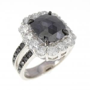 K18WG/K18BG ダイヤモンド リング 2.08CT