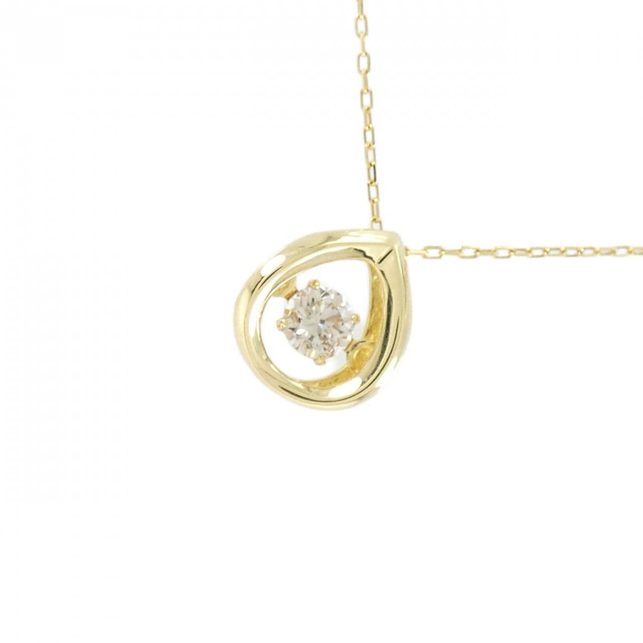 K18YG ダイヤモンド ネックレス 0.10CT