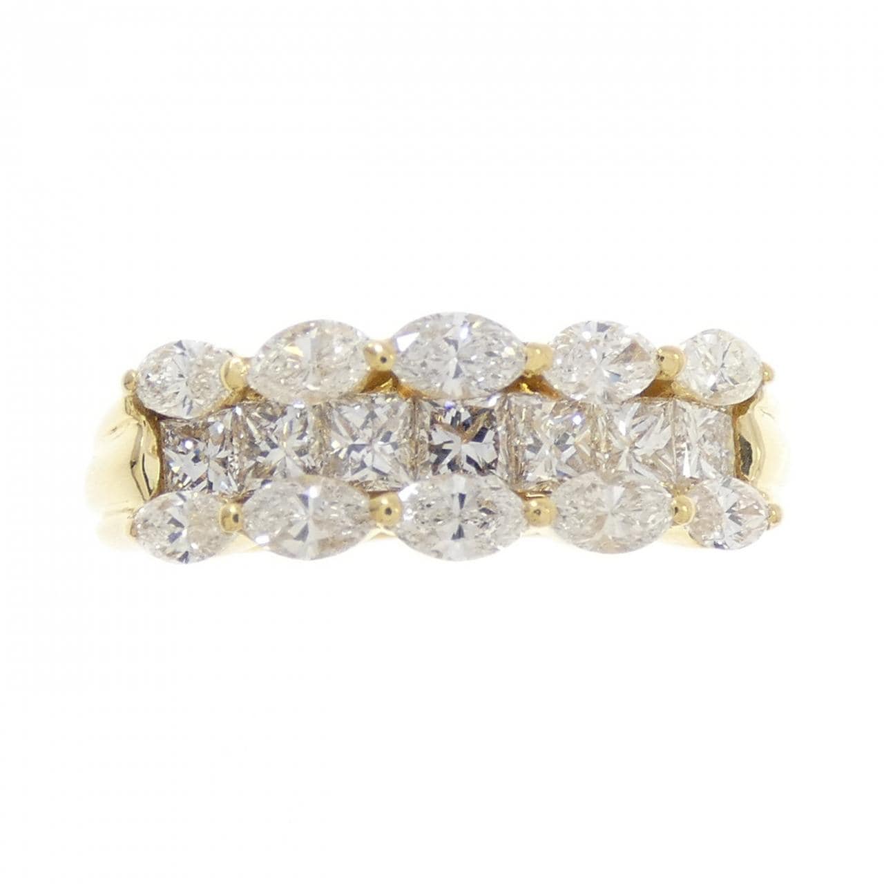 K18YG ダイヤモンド リング 0.77CT