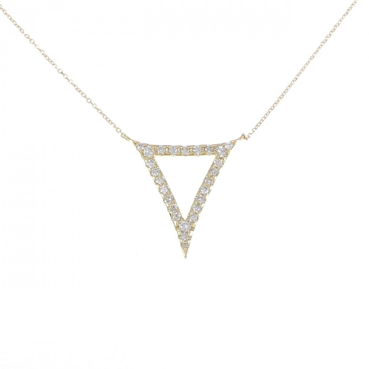 K18YG ダイヤモンド ネックレス 0.50CT