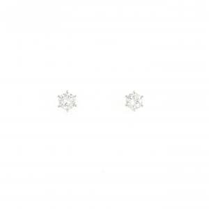 【新品】PT900 ダイヤモンド ピアス 0.209CT 0.208CT D SI1 Good