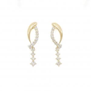 K18YG ダイヤモンド ピアス 0.72CT