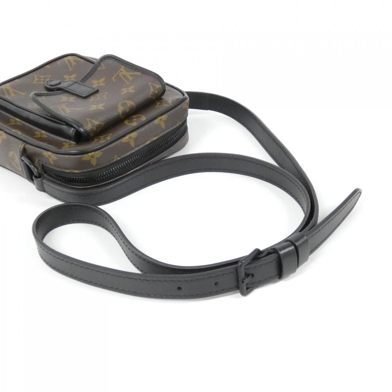 ルイヴィトン モノグラム マカサー クリストファー ウエアラブル ウォレット M69404 ショルダーバッグ