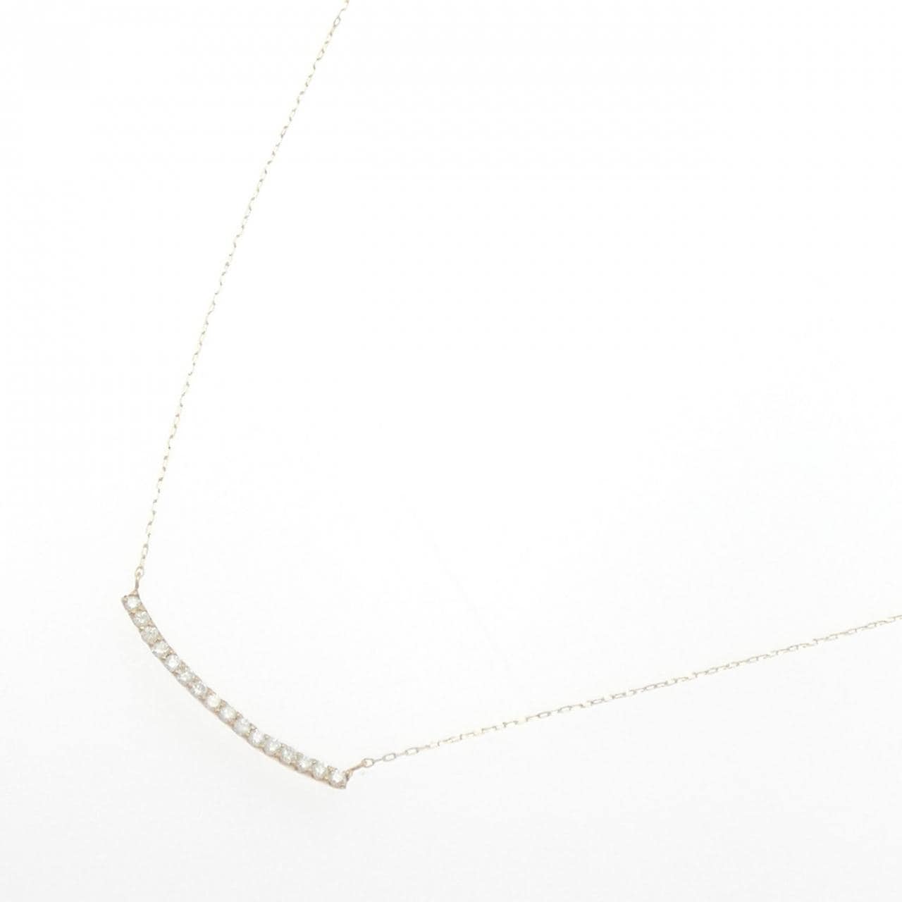 【リメイク】K18YG ダイヤモンド ネックレス 0.20CT