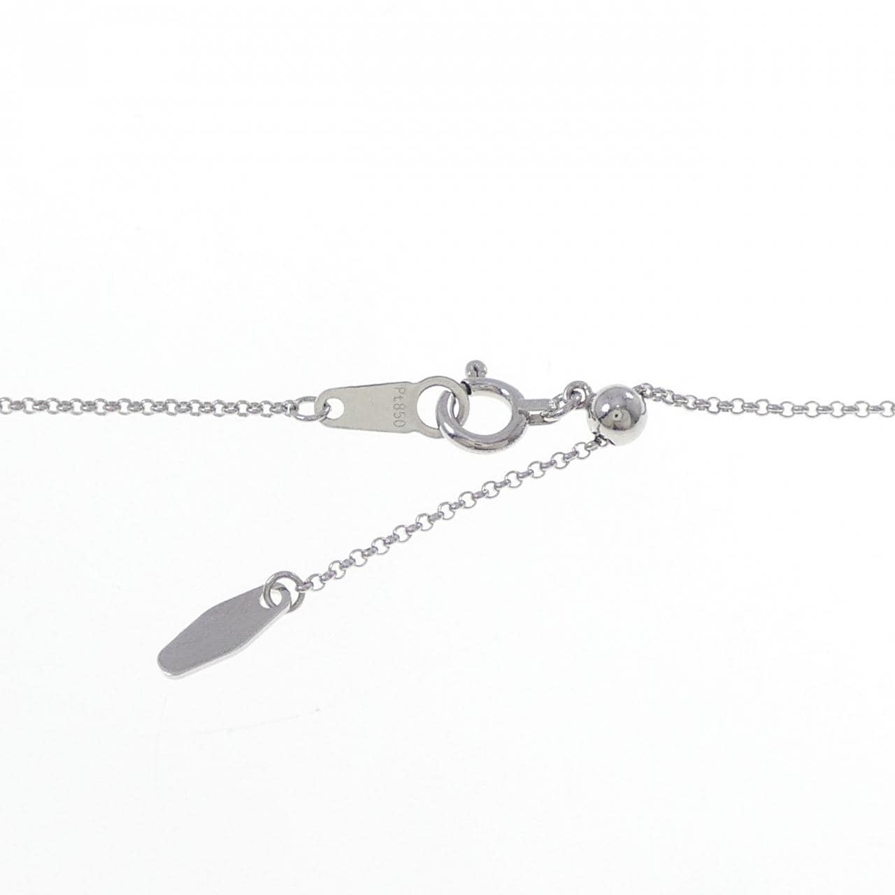 PT900/PT850 ソリティア ダイヤモンド ネックレス 1.00CT